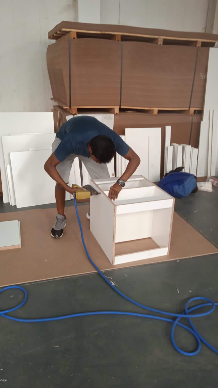 Quality craftsmanship in progress