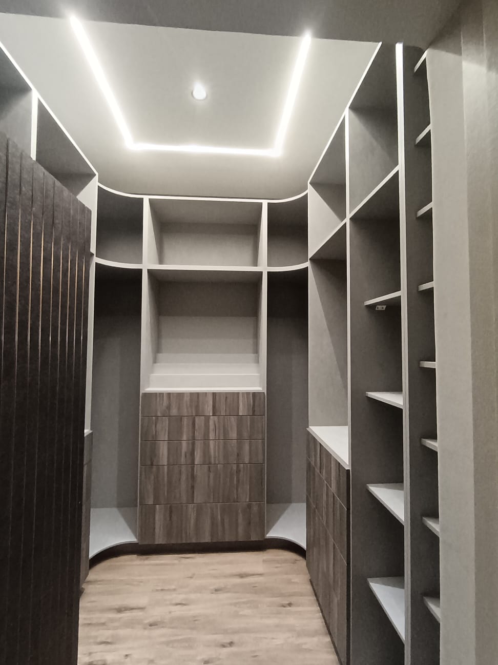 Compact bedroom storage solution