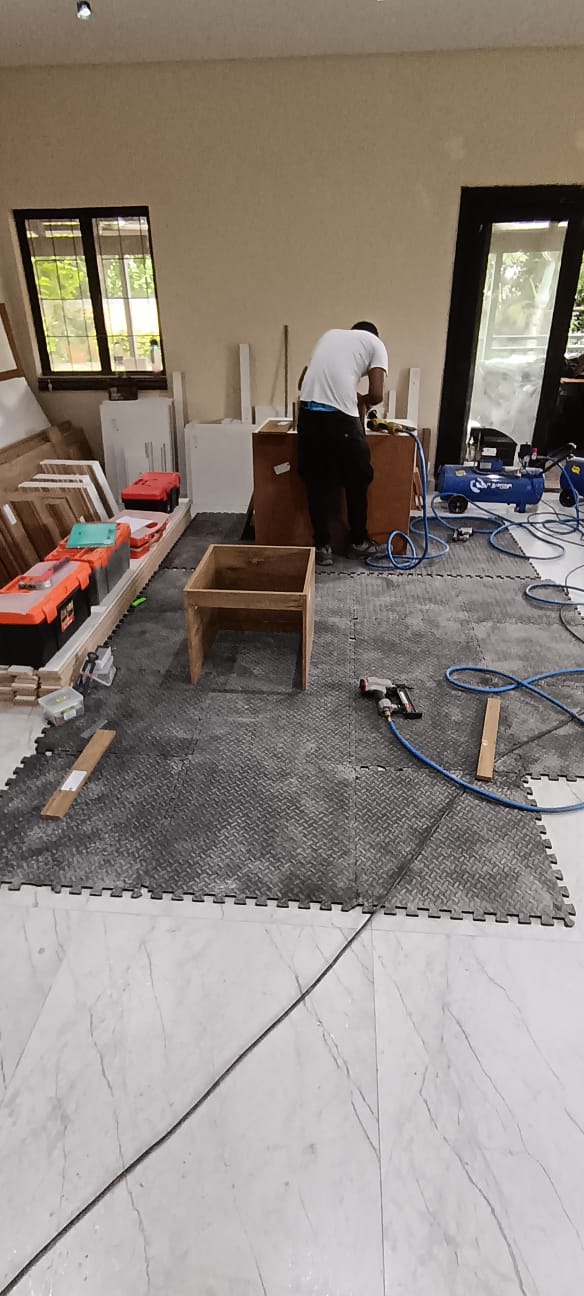 Professional protection during installation